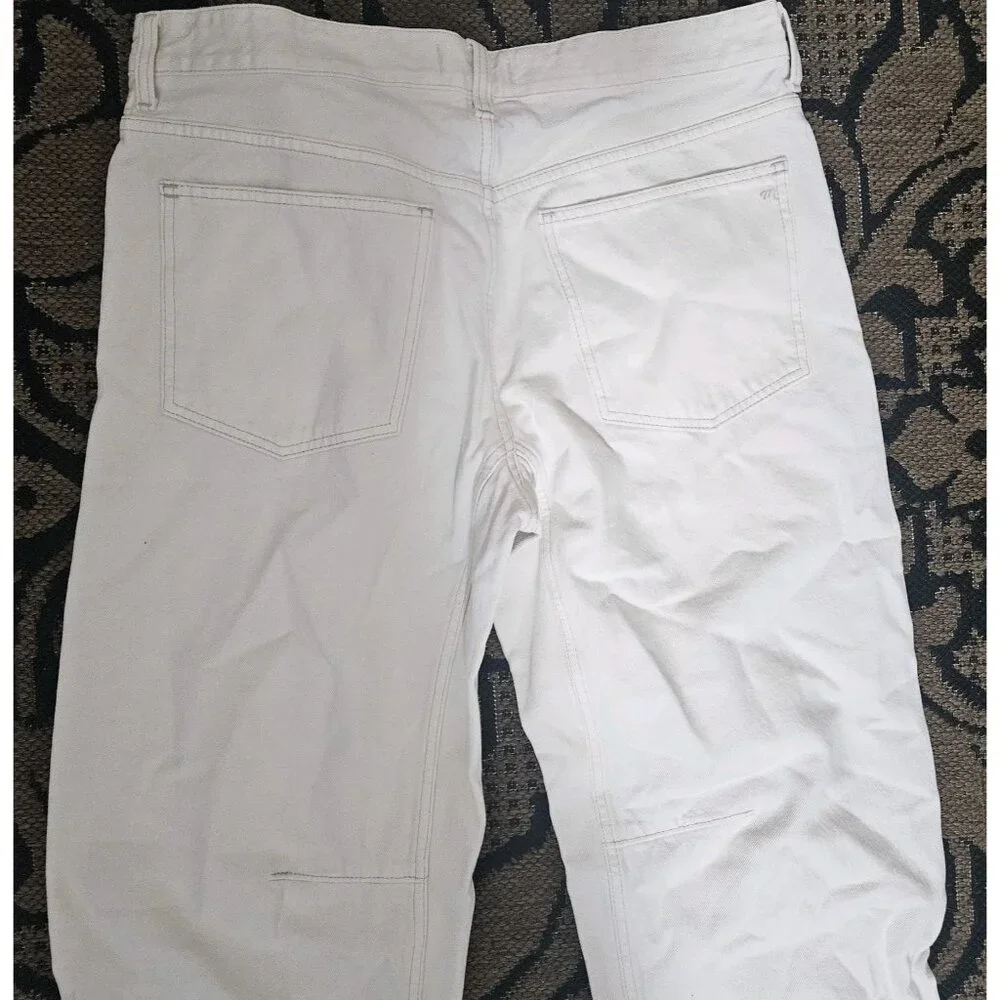 Madewell White Darted Barrel Jean - Picture 5 of 5